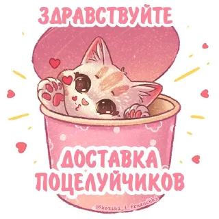 Стикер Котики • @TgStickery - 8