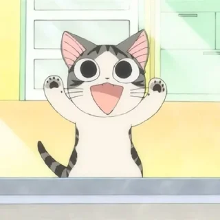 Стикер котик :3 - 1