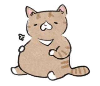 Sticker котя ! ₊`☽.࿔ @ims0ft - 5