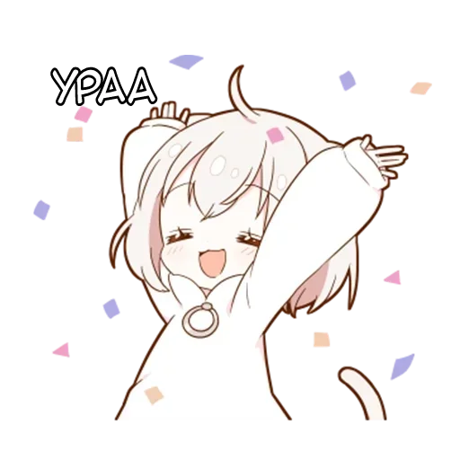 Котя-тян - @tg_sticks - illustration