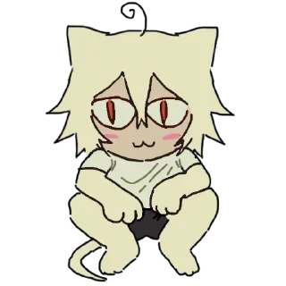 Sticker котячик - 7