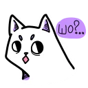 Стикер котёбаныйрот - 2