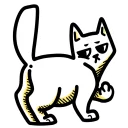 Стикер котёбаныйрот - 8