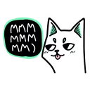 Стикер котёбаныйрот - 9