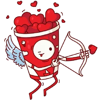 Sticker Red-and-white @stickersb2b - 6