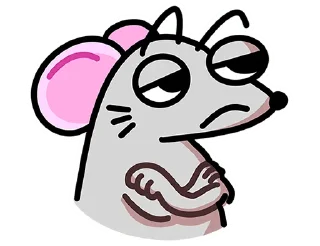Sticker Крысюк без текста @stickers_vk - 5