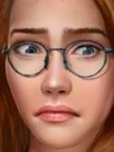 human face eyelash lipstick