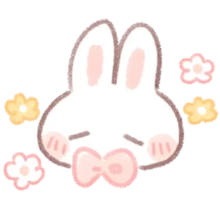 Стикер Кролик @anime4_arts - 11