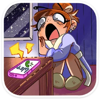 Sticker Пчёлка Ксюша :: @stickroom - 2