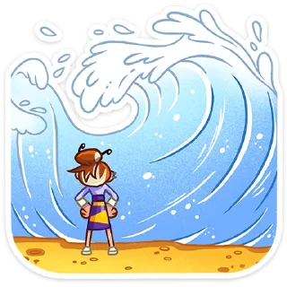 Sticker Пчёлка Ксюша :: @stickroom - 4