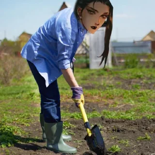 Sticker Серое небо - 3