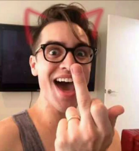 person indoor selfie