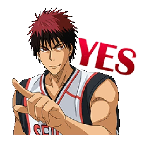 Стикер kurokonobasket2_by_TgSticker_bot - 1