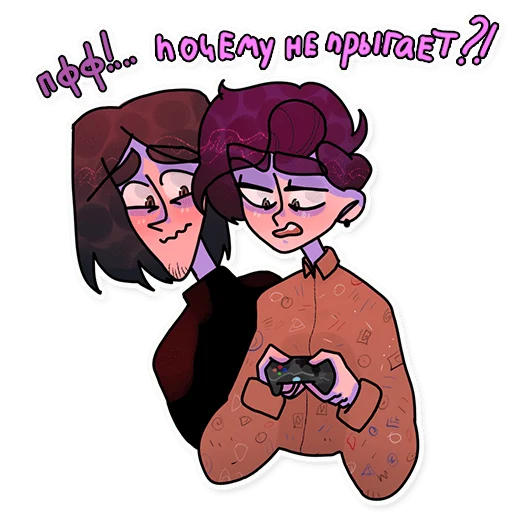 Стикер Курочка и Смит - 2