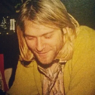 Стикер Kurt Cobain by @kaedeaw 3 - 5