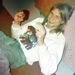 Sticker Kurt Cobain by @kaedeaw - 3