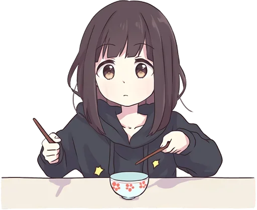 Стикер Куруми-чан 2 @nyasticks - 10