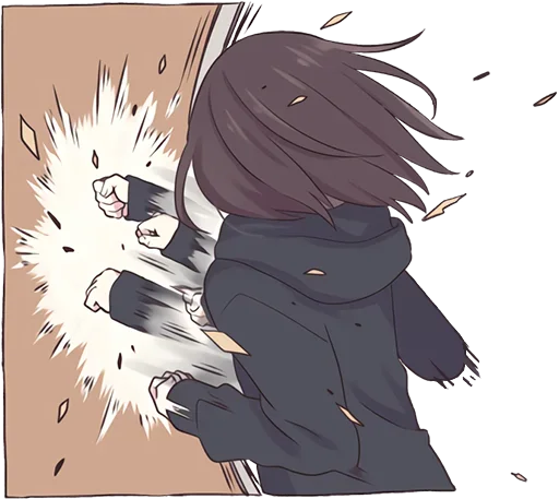 Стикер Куруми-чан 2 @nyasticks - 6