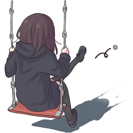 Стикер Куруми-чан 2 @nyasticks - 2