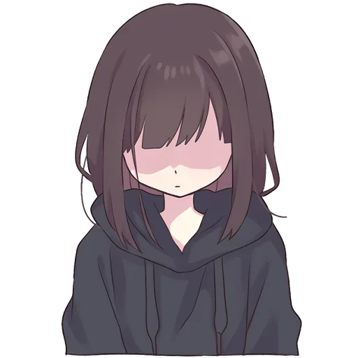 Стикер Куруми-чан 2 @nyasticks - 1