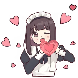 Стикер Куруми-чан (bonus) @Nyasticks - 8