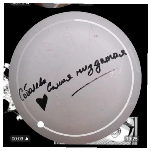 handwriting circle text