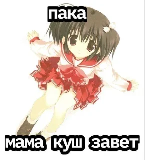 Sticker черный чаек гнида - 5