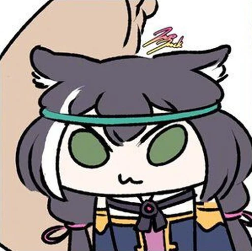 Sticker kyaru cat - 2