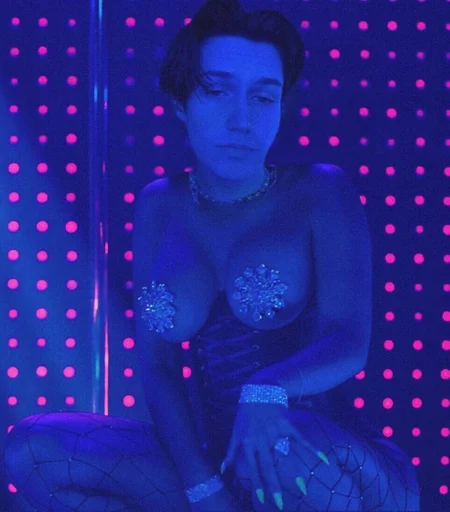 human face person violet