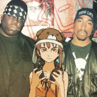 Sticker 📺 ༉‧ Let's all love Lain @an1meshn4yawik1pedia - 5