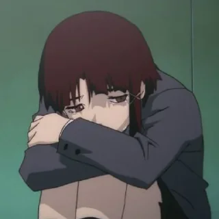 Sticker 📺 ༉‧ Let's all love Lain @an1meshn4yawik1pedia - 6