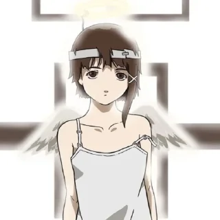 Sticker 📺 ༉‧ Let's all love Lain @an1meshn4yawik1pedia - 4