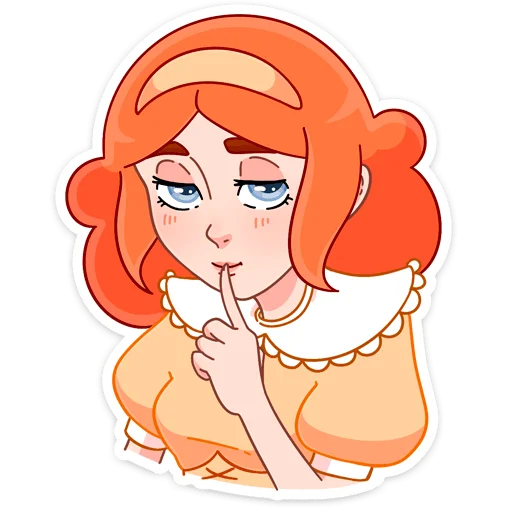 Sticker lady_olga - 1