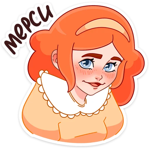 Sticker lady_olga - 1