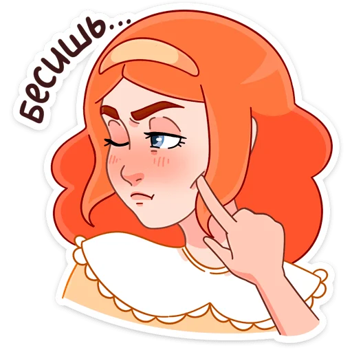 Sticker lady_olga - 1