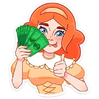 Стикер Леди Ольга :: @stickroom - 6