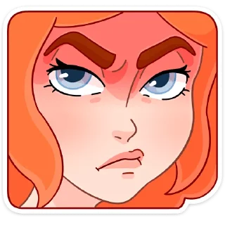 Стикер Леди Ольга :: @stickroom - 5