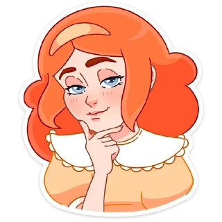 Стикер Леди Ольга :: @stickroom - 0