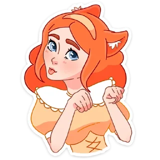 Стикер Леди Ольга :: @stickroom - 4