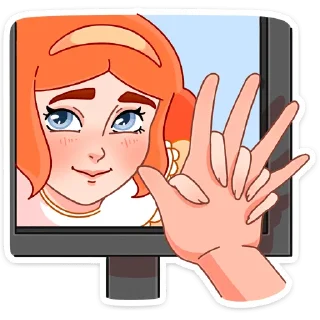 Стикер Леди Ольга :: @stickroom - 9