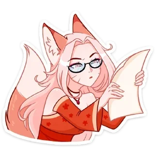 Sticker Lady Ai Kitsune @anime4_arts - 5