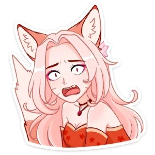Sticker Lady Ai Kitsune @anime4_arts - 2