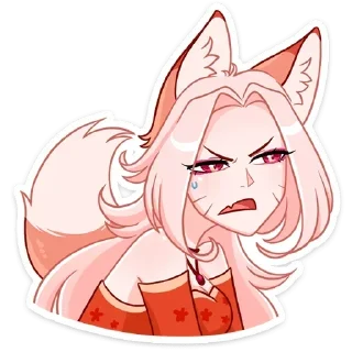 Sticker Lady Ai Kitsune @anime4_arts - 6