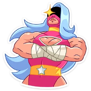 Sticker Леди Сила от @TgSticker - 5