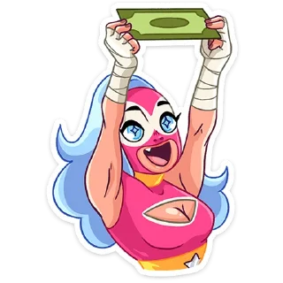 Sticker Леди Сила от @TgSticker - 0