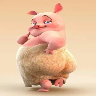 Sticker Piggy Time 🐷 by @lafagestckrs - 5