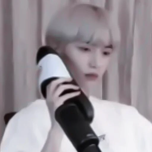 person human face headphones