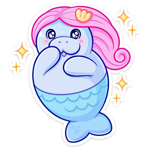 Sticker lamantin_vk - 1
