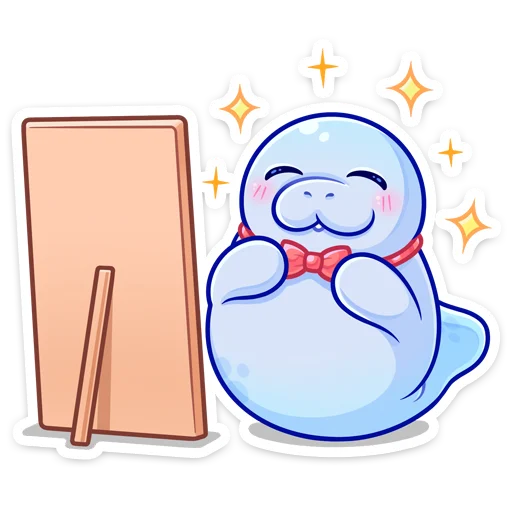 Sticker lamantin_vk - 1