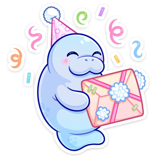 Sticker lamantin_vk - 1